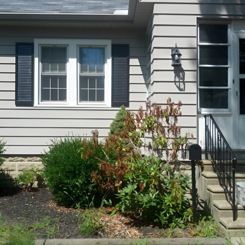 Landscape Plantings Outside South Jersey Home