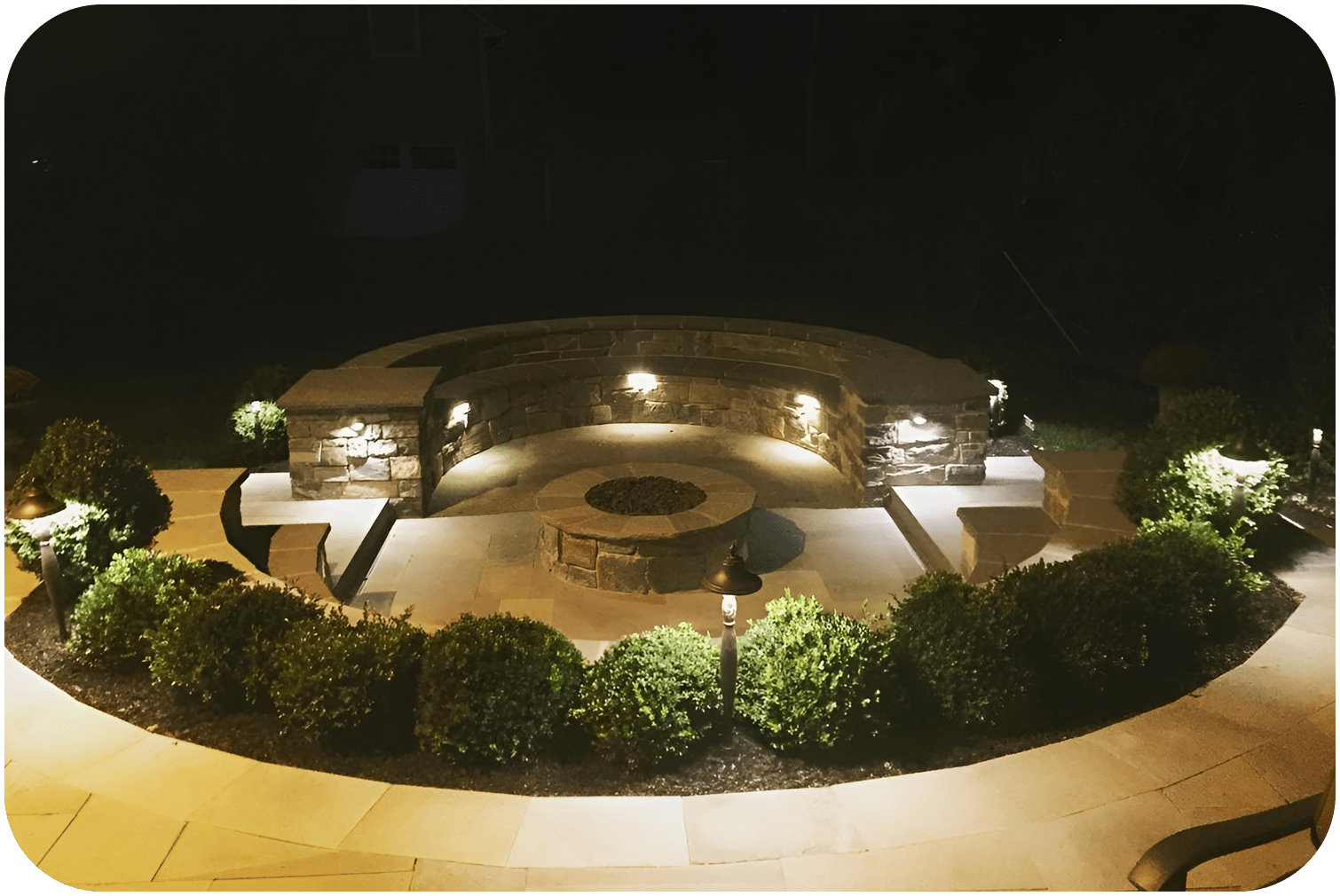 Patio Landscape Lighting in South Jersey