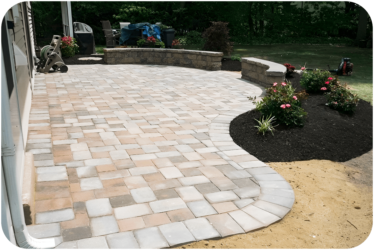 South Jersey Backyard Paver Patio