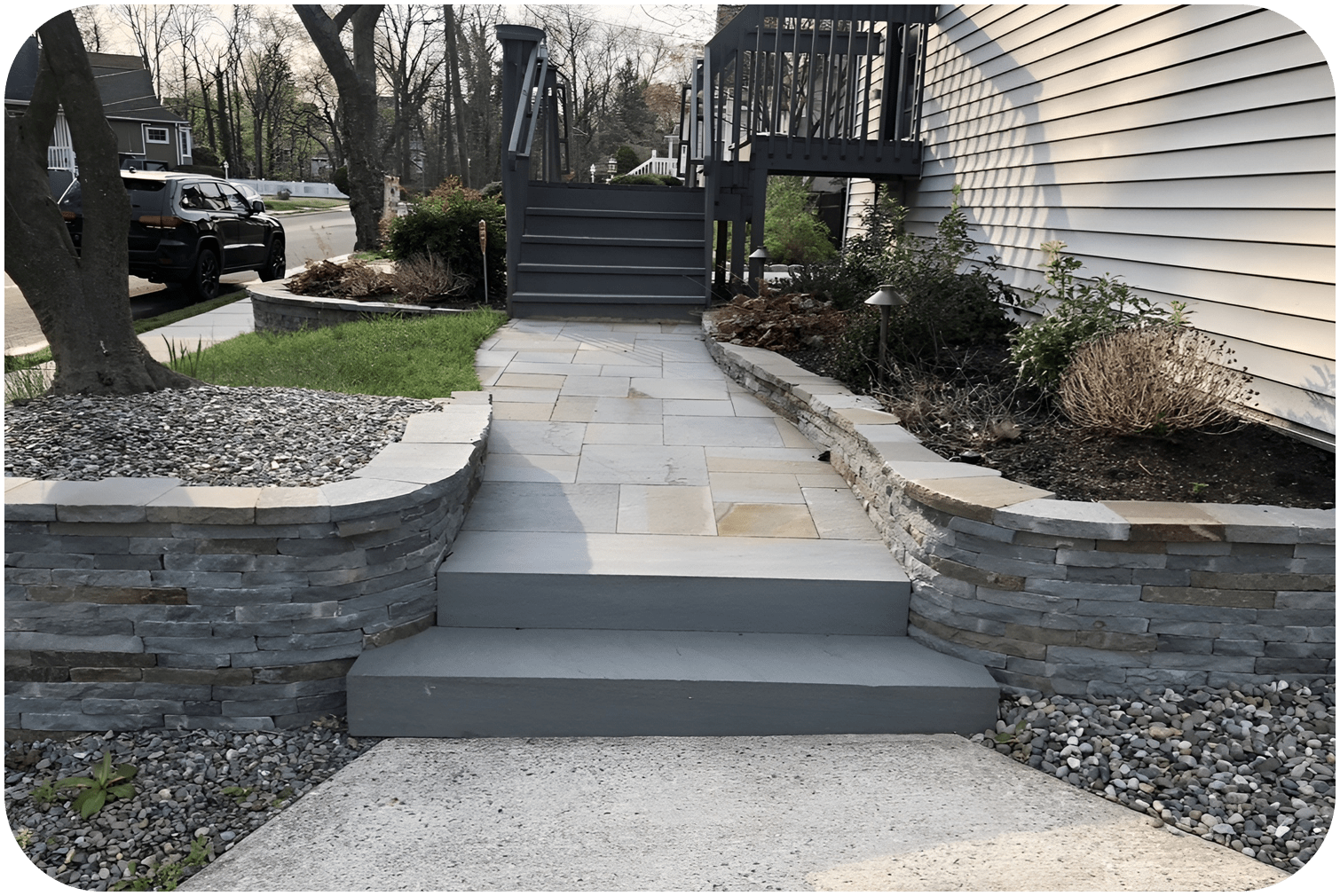 Paver Step Installations in South Jersey